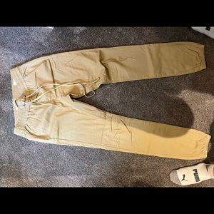Mens Beige Pacsun Joggers size small